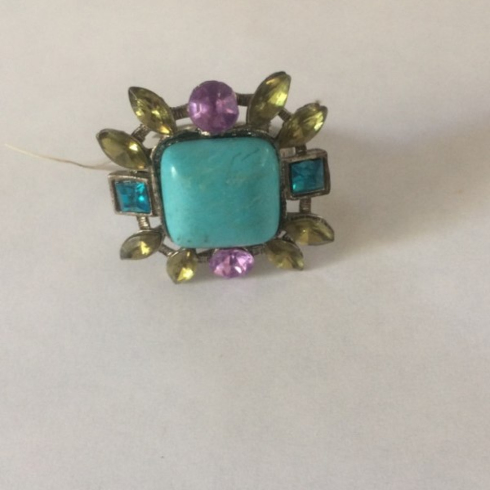 New turquoise like ring 8 1/2